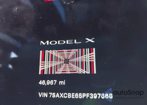 2023 Tesla Model X Plaid Tri Motor All-Wheel Drive из США, поврежденный, VIN 7SAXCBE65PF397668